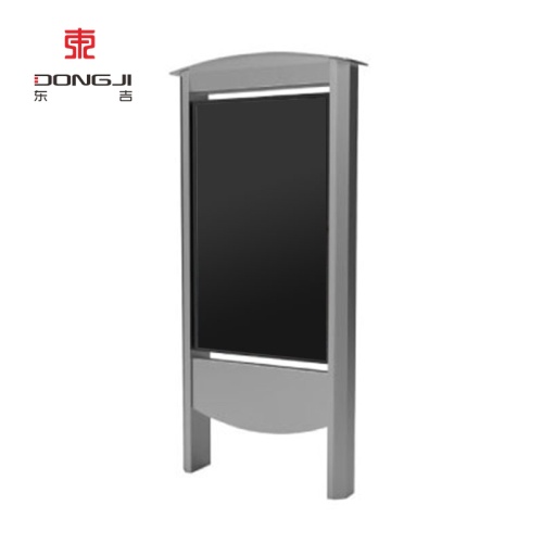 Custom stainless steel metal commercial advertising stand