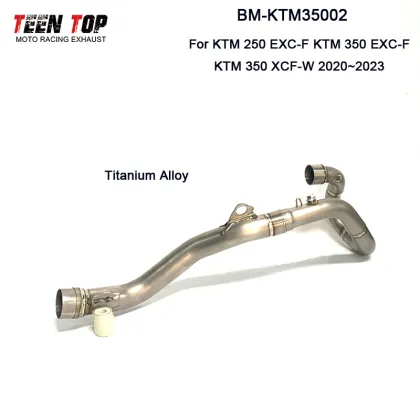 Titanium Alloy Exhaust System for 2020-2023 250 EXC-F, 350 EXC-F, and 350 XCF-W Motocross Bikes