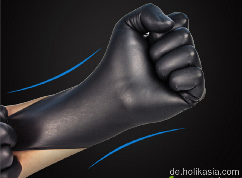 9 -Zoll -Black -Einweg -Nitril -Handschuhe Medium
