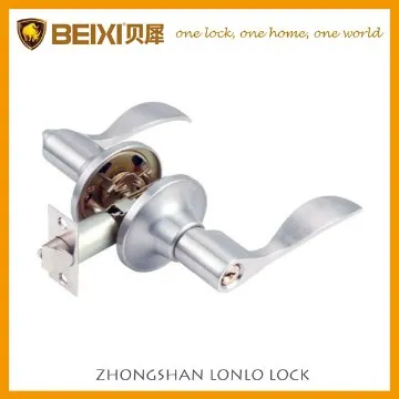 Reversible entrance tubuar zinc leverset weisser key door locks