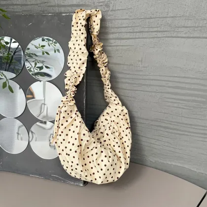 Korean Cute Girl Dumpling Underarm Shoulder Bag