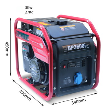 AC 24kW Mini 1kW Power Digital Inverter Electric Gasoline Generator