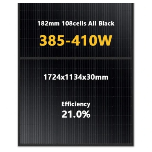 New Energy All Black 410W STOCK: Unveiling the Latest Addition to Solar Solutions