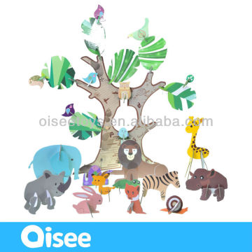 The first choice of toys for Christmas/Animals Homeland /paper animal/DIY toys