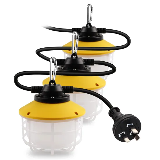 SAA Certified 3 Pin AU Plug 15m 75W LED Work Light String