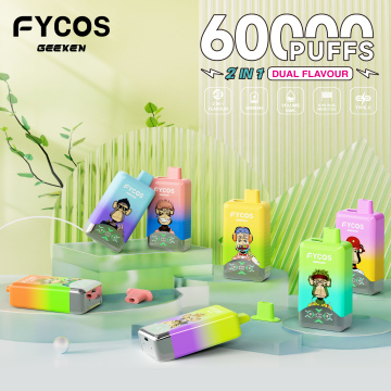 Fycos 60K Puffs 60000 Dual Flavors Wholesale Disposable Vape Online Fashion Shopping