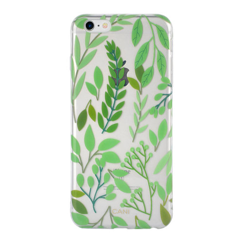 New arrival Slim Green Leaf back cover phone case for iphone6 plus