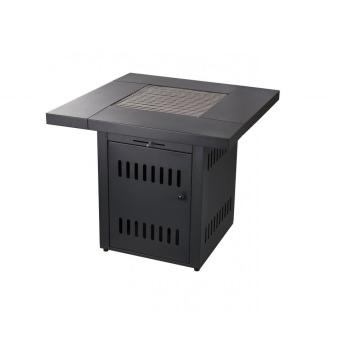 Firetable Charcoal Square Top