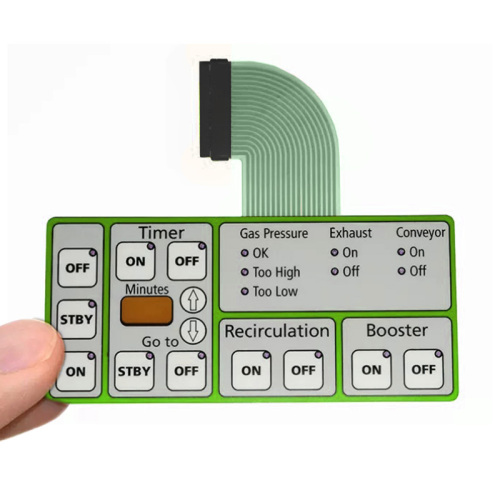 Interruptor de membrana LED múltiple