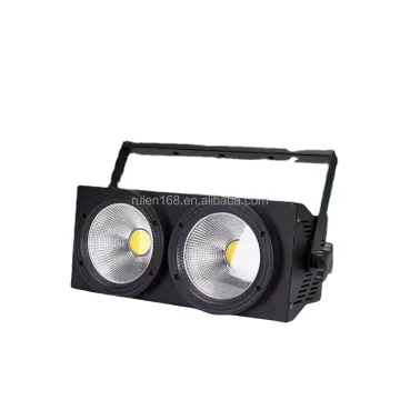 RUIEN 2*100W LED Blinder Light: Warmwhite and Coolwhite Stage & Audience Lighting Solution
