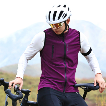 OEM Design Men's Bike Vest - WOSAWE Windproof Breathable Cycling Gilet