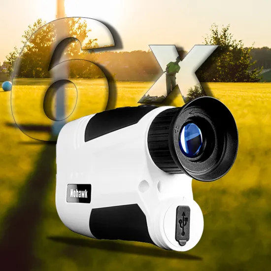 Professional Golf Range Finder: Accurate Nohawk Digital Laser Distance Meter for Measuring Height, Angle, and Speed