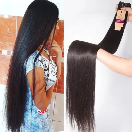 40 inch Long  Straight Free Sample Raw Mink Virgin Brazilian Hair Bundles,Raw Brazilian Virgin Cuticle Aligned Hair