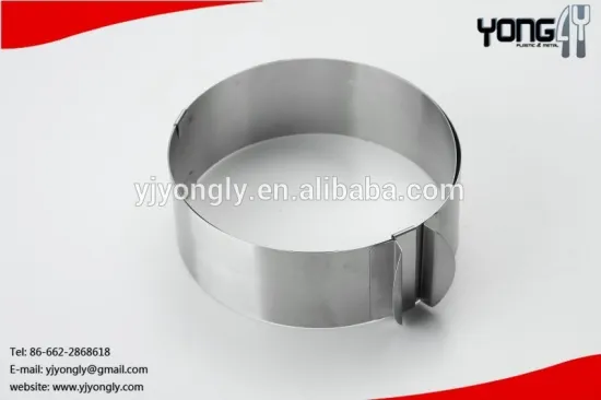 Stainless Steel Cake Mousse Mould Cake Bakeware Adjustable Setting cake Ring