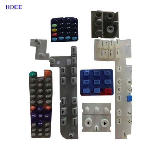 Metal Tactile Dome Rubber Switch Keypad Custom rubber panel overlay membrane switch Supplier