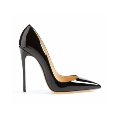 high heel leather real elegant women shoes