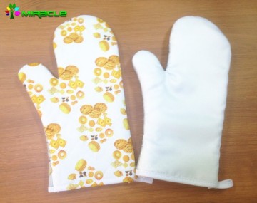 Sublimation kitchen cotton oven gloves