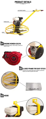 Stone Power Trowel: Concrete Power Trowel Machine for Sale