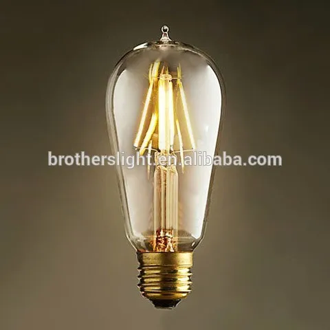 4W E27 hot sale antique vintage decorative LED Filament Light Bulb