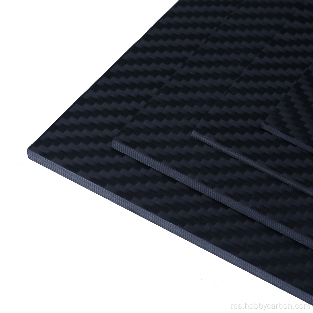 3K Plain Matte 8mm Carbon Fiber Sheet