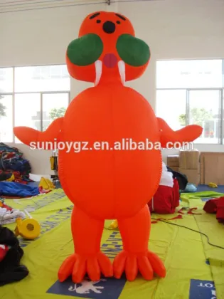 Factory price oxofrd cloth small advertising inflatable walrus for sale
