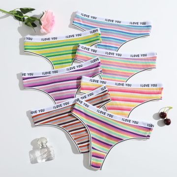 Heißer Verkauf mehrfarbiger Baumwoll-Spandex-Höschen