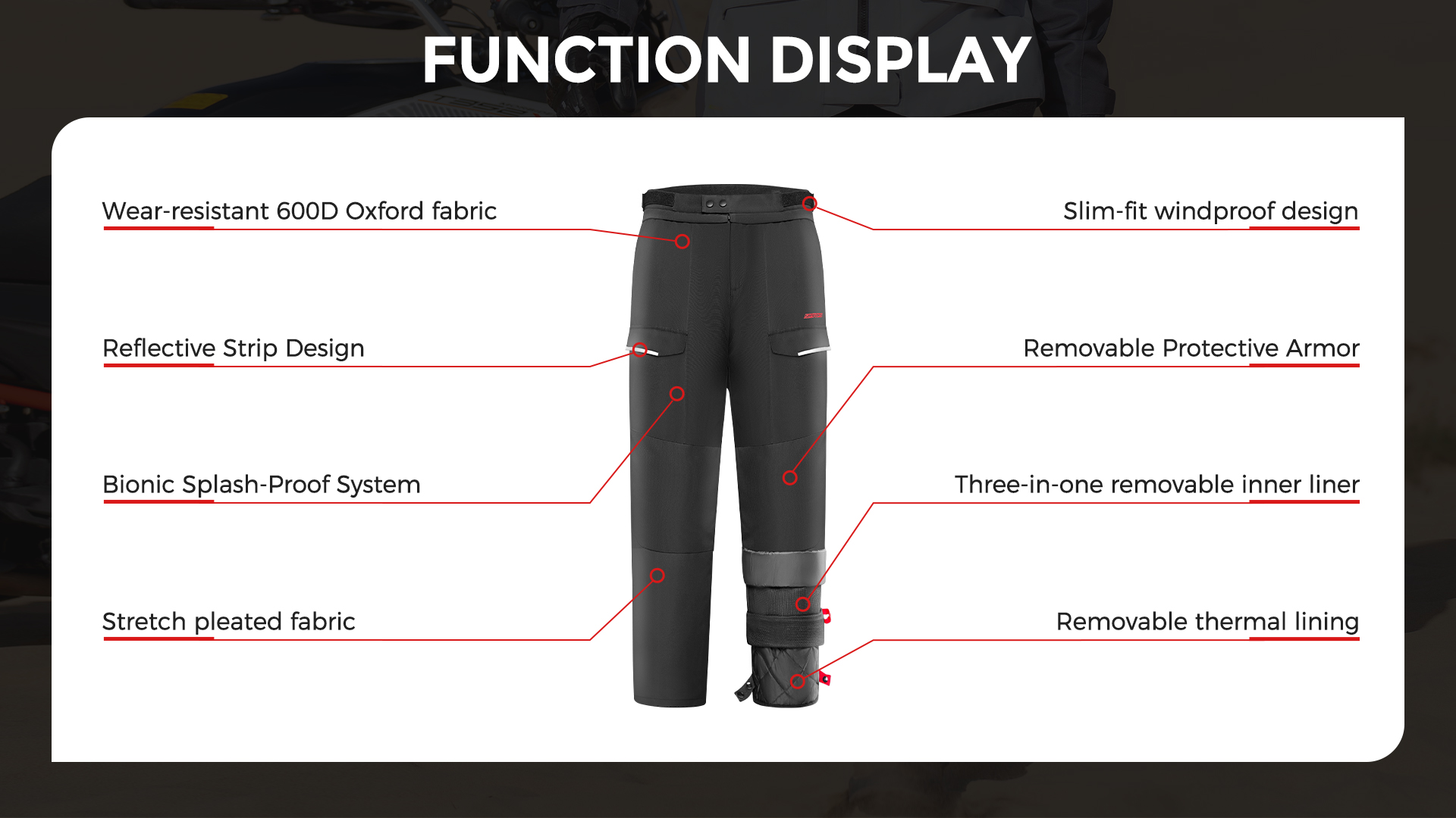 textile motorcycle pants
