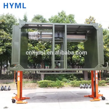 Mobile Telecommunication Base Station with Hydraulic Lifting Device