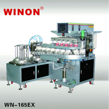 WN-165EX WINON Fully Automated Five Colour Pad Printing Machine Specially Designed for Plastic Caps with PLC