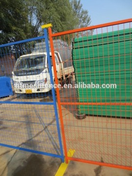 low price Canada anti-climb 50*150mm portable fencing/temporary mobile guard construction fencing panel