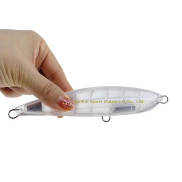 Wholesale ABS 160mm 60g Surface Minnow Pencil Crankbait Lure Blanks