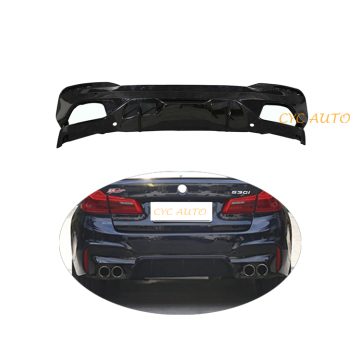G30 G38 M-Performance Gloss Black Diffuser for BMW 5 Series Facelift Kit