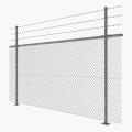 PVC/ Hot Dip Galvanized Screen Chain Link Fence