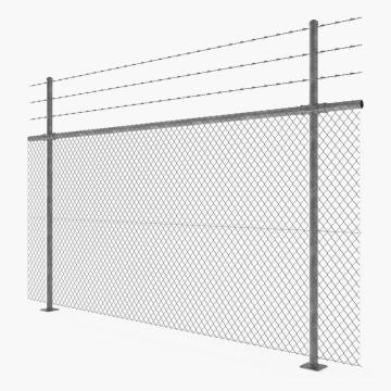 PVC/ Hot Dip Galvanized Screen Chain Link Fence