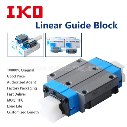 Original Japan IKO MX20 & MXN20 Linear Rails: 20mm Slide Blocks, Linear Guides, Rail Blocks, and Square CNC Bearings