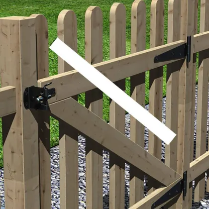 Black Wrought Hardware Iron Rustproof T-Strap