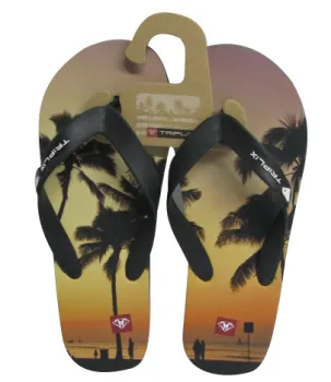 Fahion Beach PE Flip Flops Rubber Slipper For Men