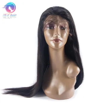 Wholesale Virgin Brazilian Human Hair Full Lace Wigs for Black Women - Cheap Straight Natural Human Hair Wig