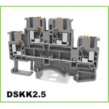 2 lager Push-in Electric Dinrail Terminal Block