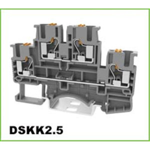 Blocos de terminais dinrail elétricos push-in de 2 camadas