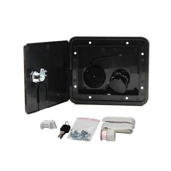 Black Gravity City Water Inlet Hatch Fill Dish for RV Marine Boats