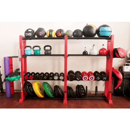 Black Fitness Sports Medicine Ball Rack