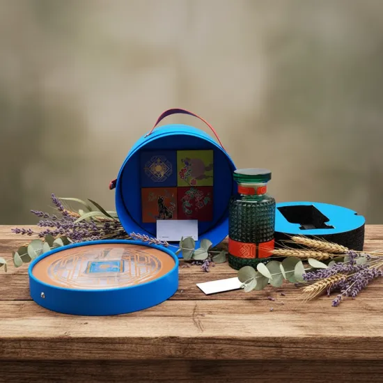 Custom Decorative Paper Gift Box with Elegant Design