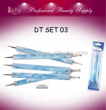 Hot Sell Colorful Nail Art Dotting Pen Dotting Tool Set