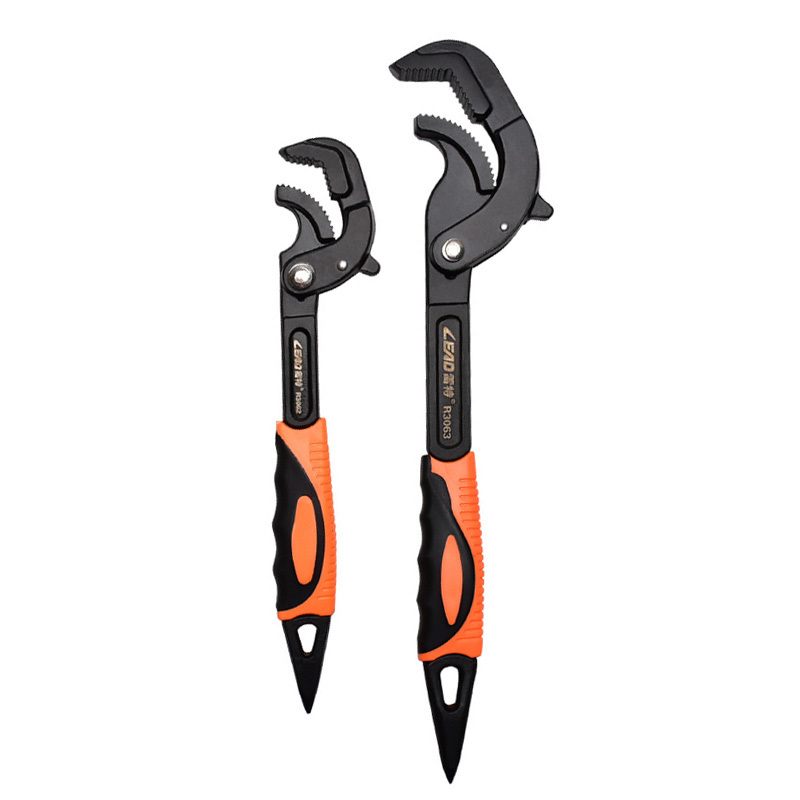 Hot selling high carbon steel multifunctional self locking wrench repair tool universal wrench in Europe America