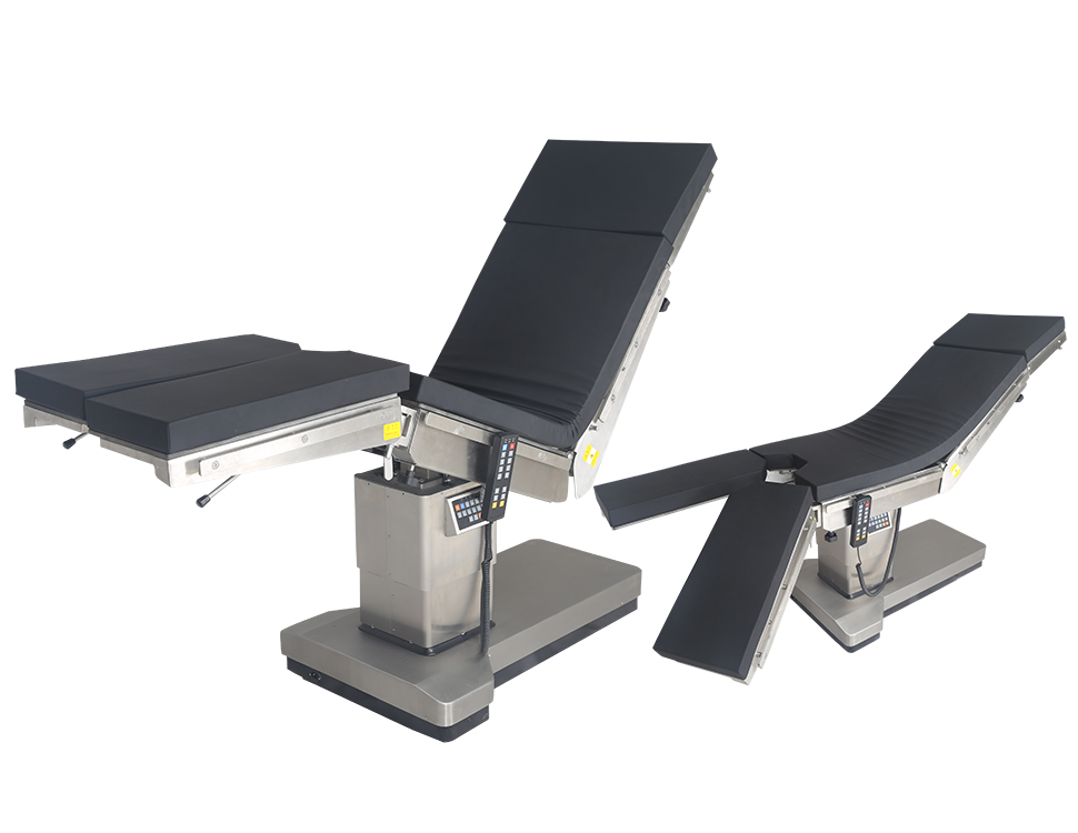 Hospital adjustable surgical clinical operating tables