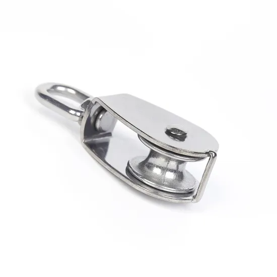 Stainless steel small single pulley set