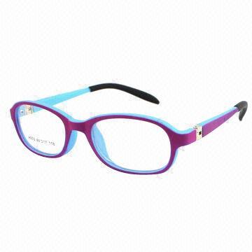 Children's optical frames with flexible hinge