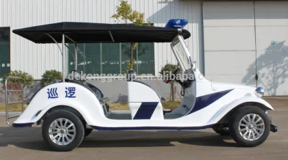 6 person patrol electric car vehicle for police
