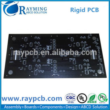 Black Soldermask 2L FR4 Lead Free HASL Rigid pcb Board